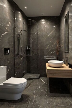 Bathroom in 4 BHK Villa at Mulabagilu – for Sale