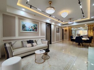 Living Room in 4 BHK Apartment at Lodha The Park, Worli – for Rent