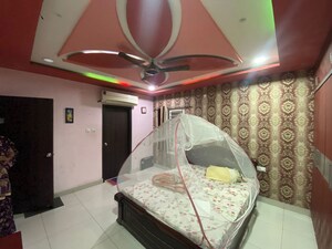 Bedroom in 3 BHK Apartment at Cybercity Rainbow Vistas Rock Gardens, Hi Tech City – for Rent