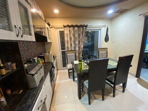 Team Area in 3 BHK Apartment at Cybercity Rainbow Vistas Rock Gardens, Hi Tech City – for Rent
