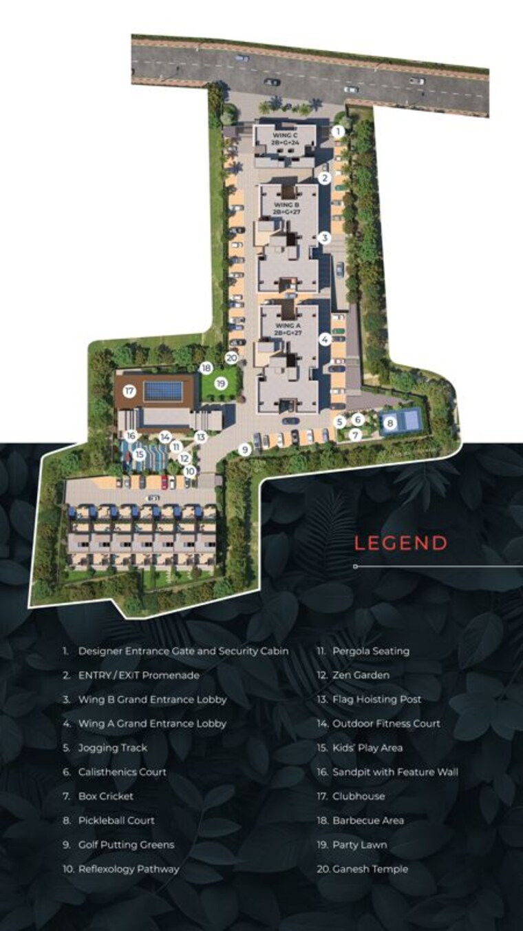 Master Plan, punawale 2 Bedroom 804 Sq.Ft. Apartment In Punawale Pune 10249893