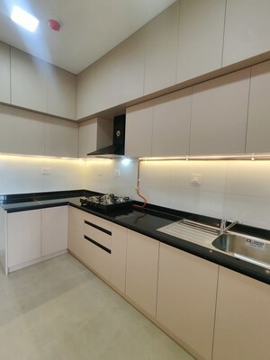 Kitchen in  Apartment at Bhartiya Nikoo Homes Phase 2, Thanisandra Main Road – for Rent