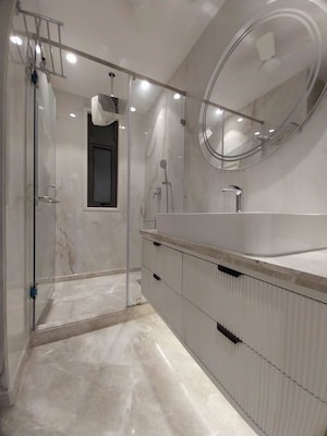 Bathroom in 3 BHK Builder Floor at Shanti Niketan – for Rent