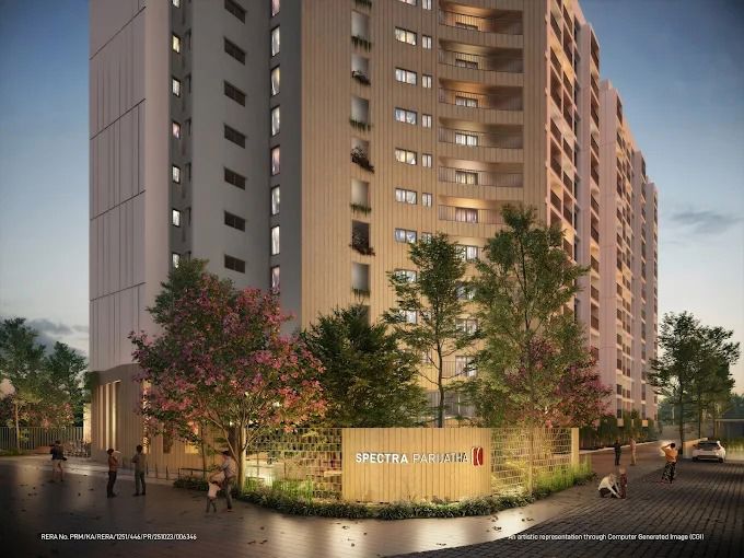 3 BHK + Pooja Room Apartment For Sale in Spectra Parijatha