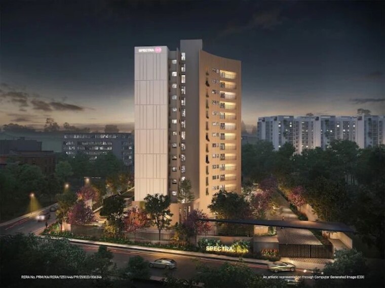 Exterior View, spectra-parijatha 3 Bedroom 1760 Sq.Ft. Apartment In Whitefield Bangalore 10249955