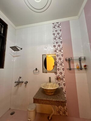 Bathroom in 3 BHK Apartment at SLF Anushree, Sector 75 – for Rent