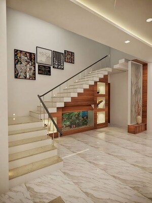 Staircase in 3 BHK Villa at Mysore Road – for Sale