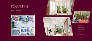 Furnished Amenities in 4 BHK Apartment at Raghava Cinq, Financial District – for Sale