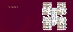 Master Plan in 4 BHK Apartment at Raghava Cinq, Financial District – for Sale