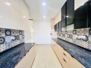 Kitchen in 4 BHK Apartment at SMR Vinay Iconia Phase II, Kondapur – for Rent