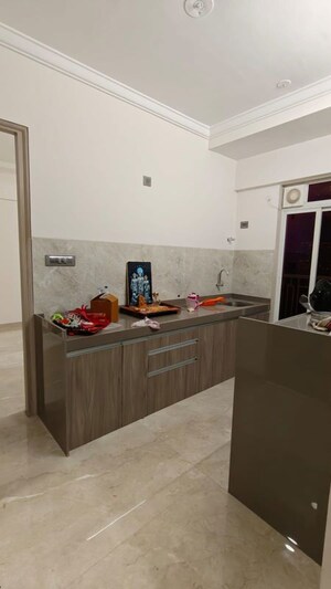 Kitchen in 1 BHK Apartment at Crescent Silverwoods, Powai – for Rent