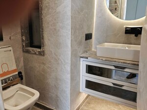 Bathroom in 3 BHK Builder Floor at Panchsheel Enclave – for Rent