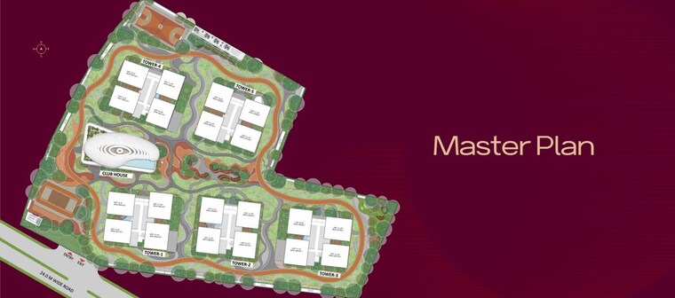 Master Plan, raghava-cinq 4 Bedroom 3586 Sq.Ft. Apartment In Financial District Hyderabad 10250060