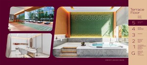 Bedroom in 4 BHK Apartment at Raghava Cinq, Financial District – for Sale