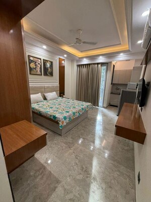 Living Room in Studio Builder Floor at Sector 51 – for Rent