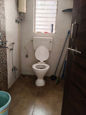 Bathroom in 2 BHK Apartment at Premier Kailash Tower, Powai – for Rent