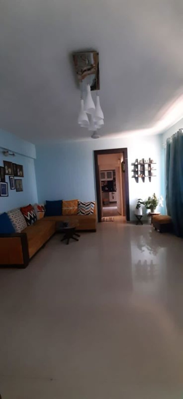 Living Room, kolte-patil-margosa-heights 3 Bedroom 1400 Sq.Ft. Apartment In Mohammadwadi Pune 10250149