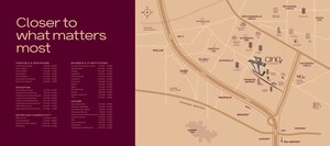 4 BHK Apartment – Map Location View at Raghava Cinq, Financial District - for Sale