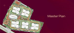 Master Plan in 4 BHK Apartment at Raghava Cinq, Financial District – for Sale