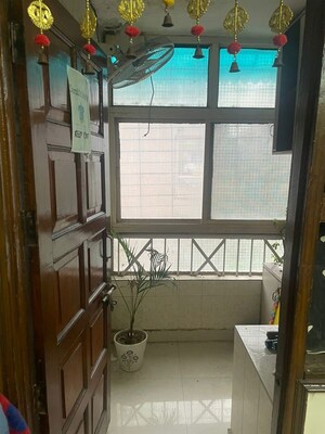 Balcony in 3 BHK Apartment at Shivalik Colony – for Rent