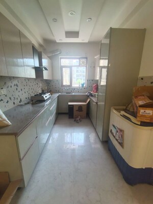 Kitchen in 3 BHK Builder Floor at Green Fields Colony – for Rent