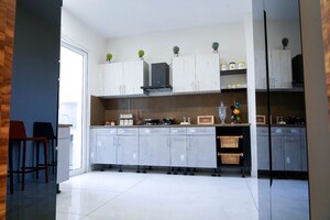 Kitchen in 3 BHK Apartment at Malwa Escon Primera, International Airport Road – for Sale