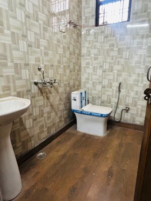Bathroom in 4 BHK Builder Floor at Green Fields Colony – for Rent