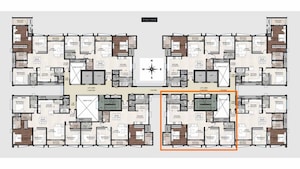 Floor Plan in 3.5 BHK Apartment at Parth Atmosphere, Kasavanahalli – for Sale