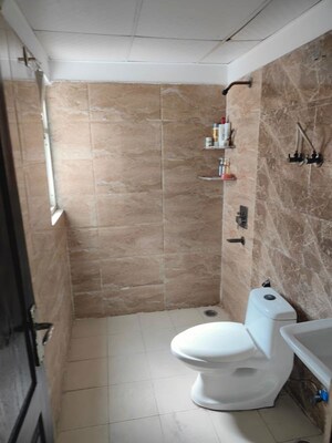 Bathroom in 3 BHK Apartment at Amrapali Crystal Homes, Sector 76 – for Rent