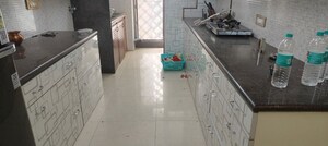 Kitchen in 3 BHK Apartment at Lakshachandi Apartments, Gokuldham Colony – for Rent