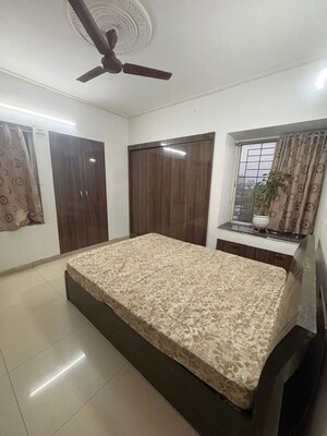 Bedroom in 3 BHK Apartment at Suyog Pearl, Hadapsar – for Rent
