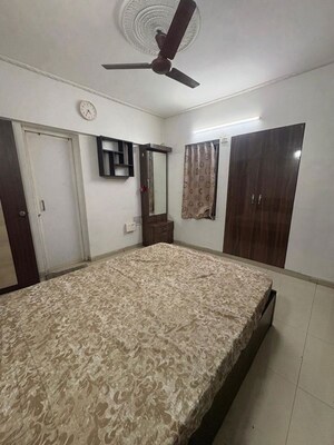 Bedroom in 3 BHK Apartment at Suyog Pearl, Hadapsar – for Rent