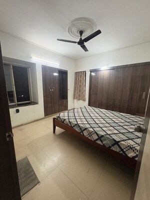 Bedroom in 3 BHK Apartment at Suyog Pearl, Hadapsar – for Rent