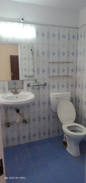 Bathroom in 3 BHK Apartment at Vasant Kunj – for Rent
