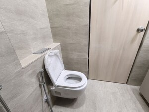 Bathroom in 2.5 BHK Apartment at Adani Ten BKC, Bandra East – for Rent