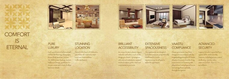 Master Plan, legacy-salvador 2 Bedroom 1330 Sq.Ft. Apartment In Yelahanka Bangalore 10250486