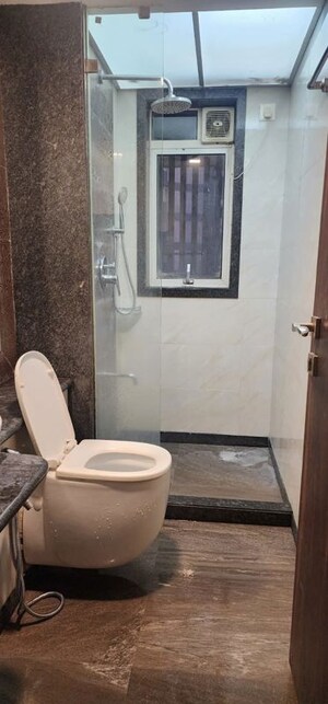 Bathroom in 2 BHK Apartment at Rizvi Oak, Malad East – for Rent