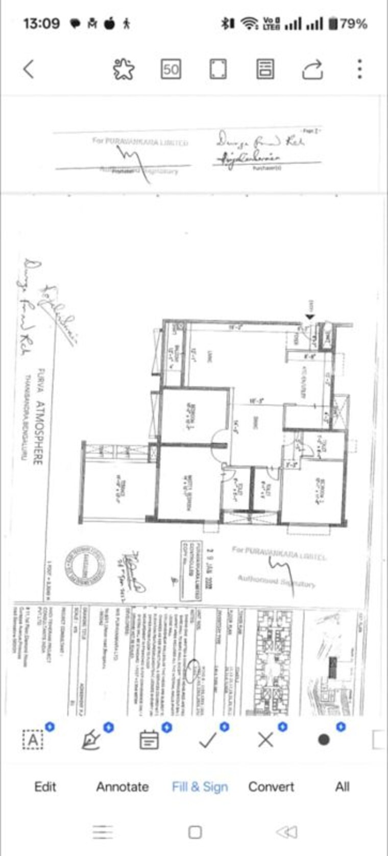 Floor Plan, puravankara-purva-atmosphere 3 Bedroom 1875 Sq.Ft. Apartment In Thanisandra Main Road Bangalore 10250559