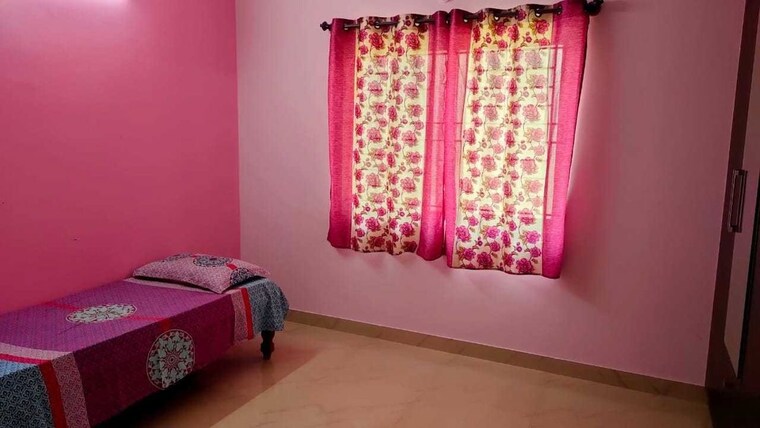Bedroom, gangothri-slv-meadows 3 Bedroom 1500 Sq.Ft. Apartment In Kudlu Gate Bangalore 10250569