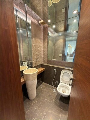 Bathroom in 4 BHK Builder Floor at Dlf Cyber City – for Rent