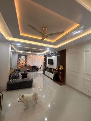 Living Room in 4 BHK Apartment at Agrawal Sagar Landmark, Eco Green City – for Sale