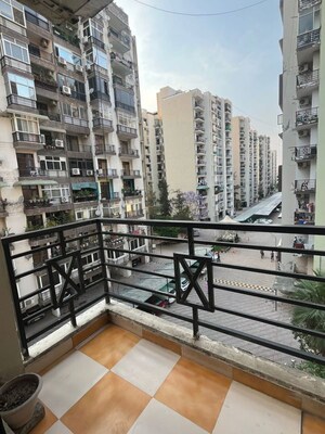 Balcony in 2 BHK Apartment at Maya Garden City, Lohgarh – for Rent