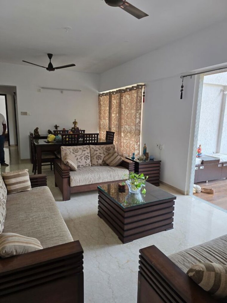 Living Room, kolte-patil-24k-stargaze 3 Bedroom 1400 Sq.Ft. Apartment In Bavdhan Pune 10250798