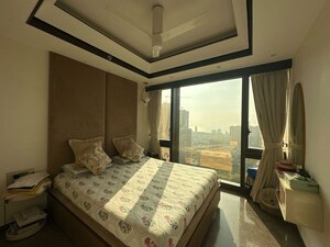 Bedroom in 3 BHK Apartment at Lodha Trump Tower, Worli – for Rent