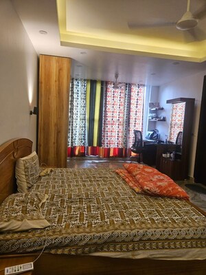 Bedroom in 3 BHK Independent House at Bestech Center Point, Sushant Lok I – for Rent
