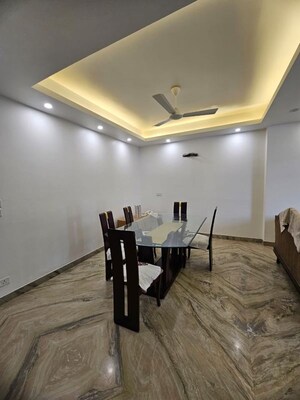 Dining area in 3 BHK Independent House at Bestech Center Point, Sushant Lok I – for Rent