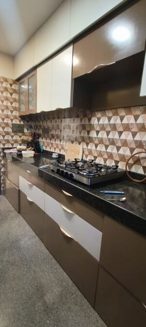 Kitchen in 3 BHK Apartment at Kalpataru Siddhanchal 8, Kapur Bawdi – for Rent