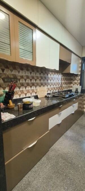 Kitchen in 3 BHK Apartment at Kalpataru Siddhanchal 8, Kapur Bawdi – for Rent