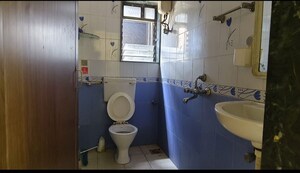 Bathroom in 2 BHK Apartment at J P Residency, Malad West – for Rent