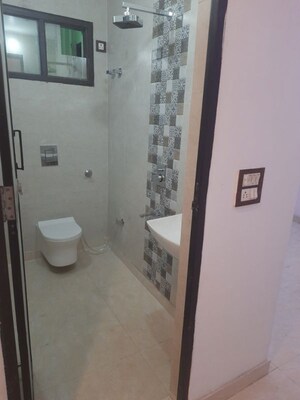 Bathroom in 3 BHK Builder Floor at West Rohtash Nagar – for Rent